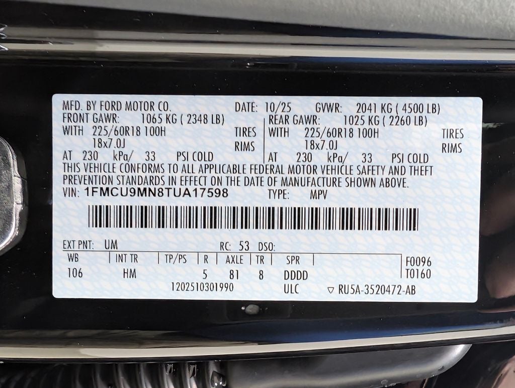 2026 Ford Escape ST-Line