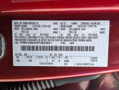 2023 Ford Escape ST-Line Select