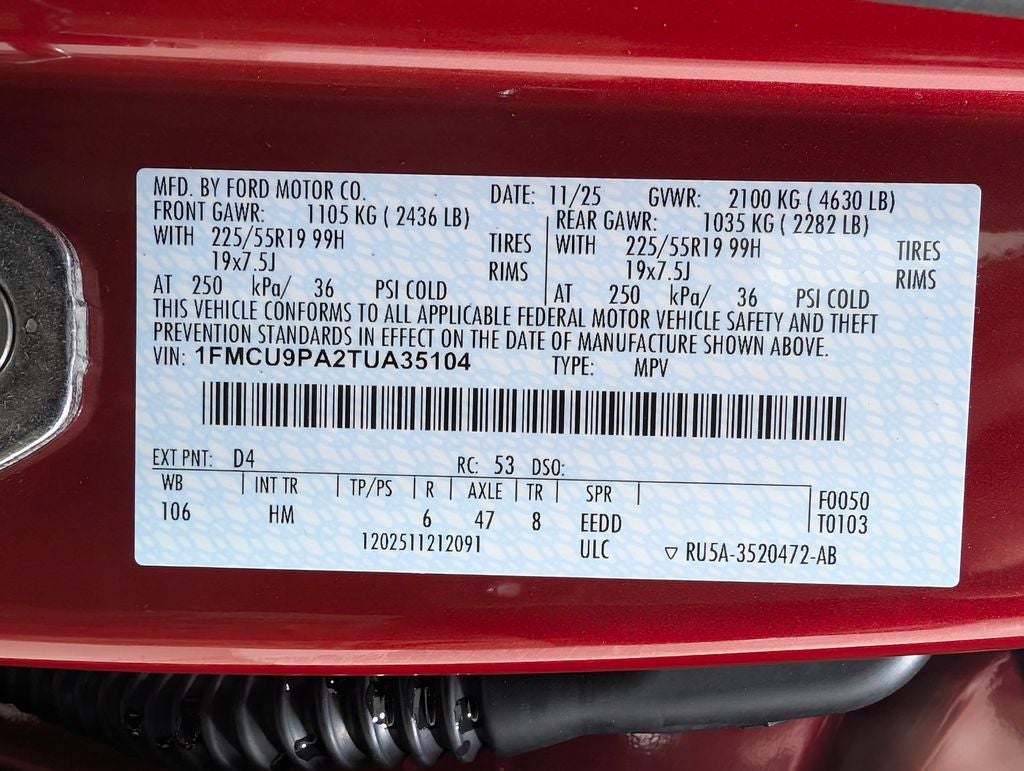 2026 Ford Escape ST-Line Elite