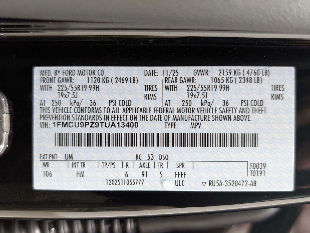 2026 Ford Escape Hybrid ST-Line Elite