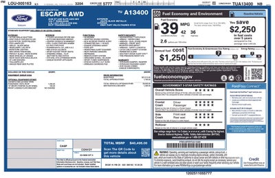 2026 Ford Escape Hybrid ST-Line Elite