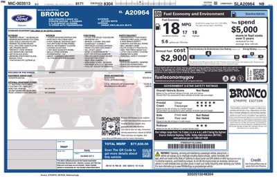 2025 Ford Bronco Stroppe Edition