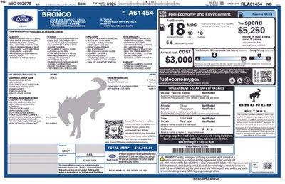 2024 Ford Bronco Black Diamond