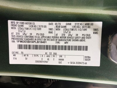 2023 Ford Bronco Black Diamond