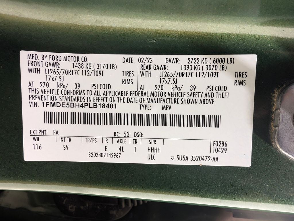 2023 Ford Bronco Black Diamond