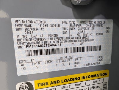 2026 Ford Expedition Max Platinum