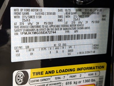 2025 Ford Expedition Max Platinum