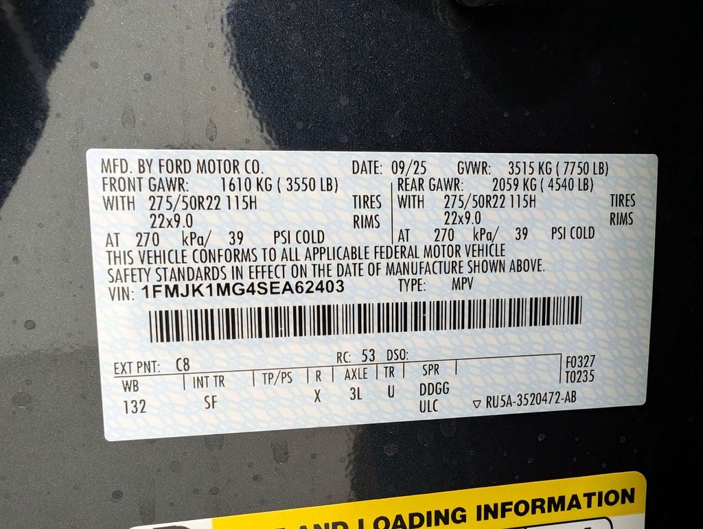 2025 Ford Expedition Max Platinum