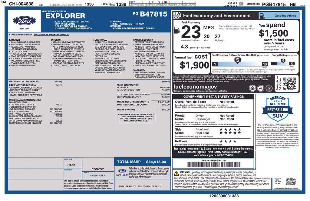 2023 Ford Explorer Limited