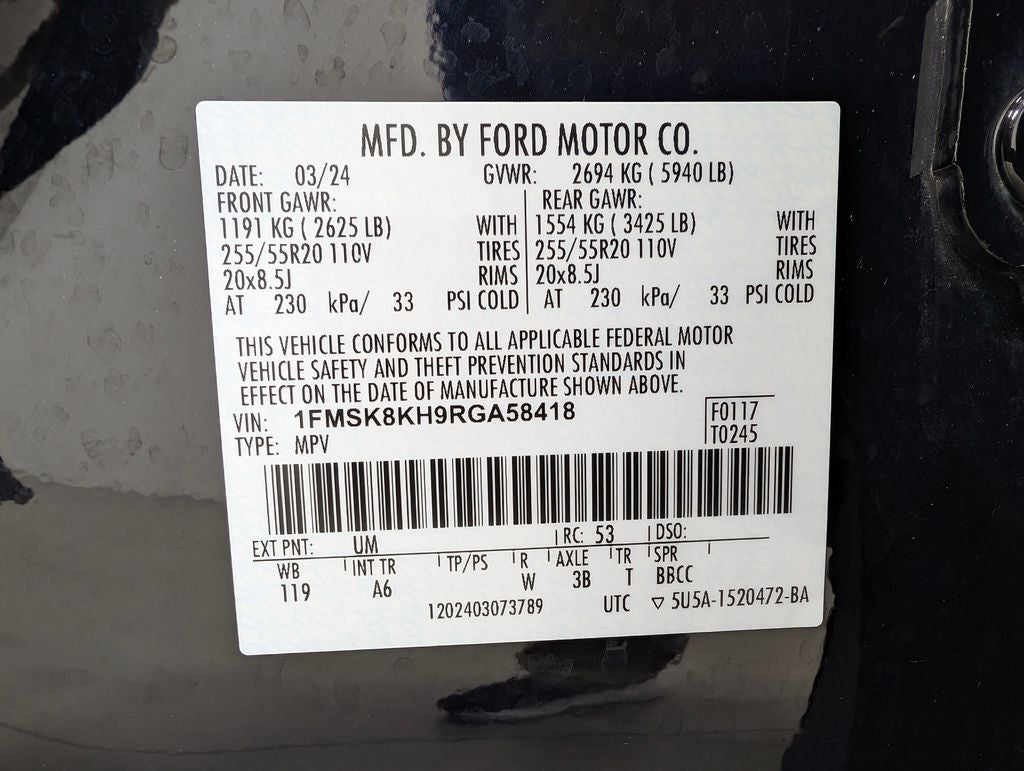 2024 Ford Explorer ST-Line