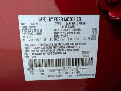 2026 Ford Explorer Platinum