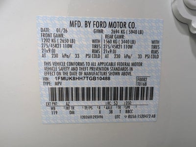 2026 Ford Explorer Platinum