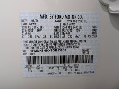 2026 Ford Explorer Platinum