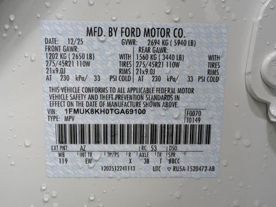 2026 Ford Explorer ST-Line