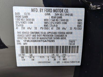 2026 Ford Explorer ST-Line