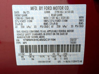 2025 Ford Explorer Platinum