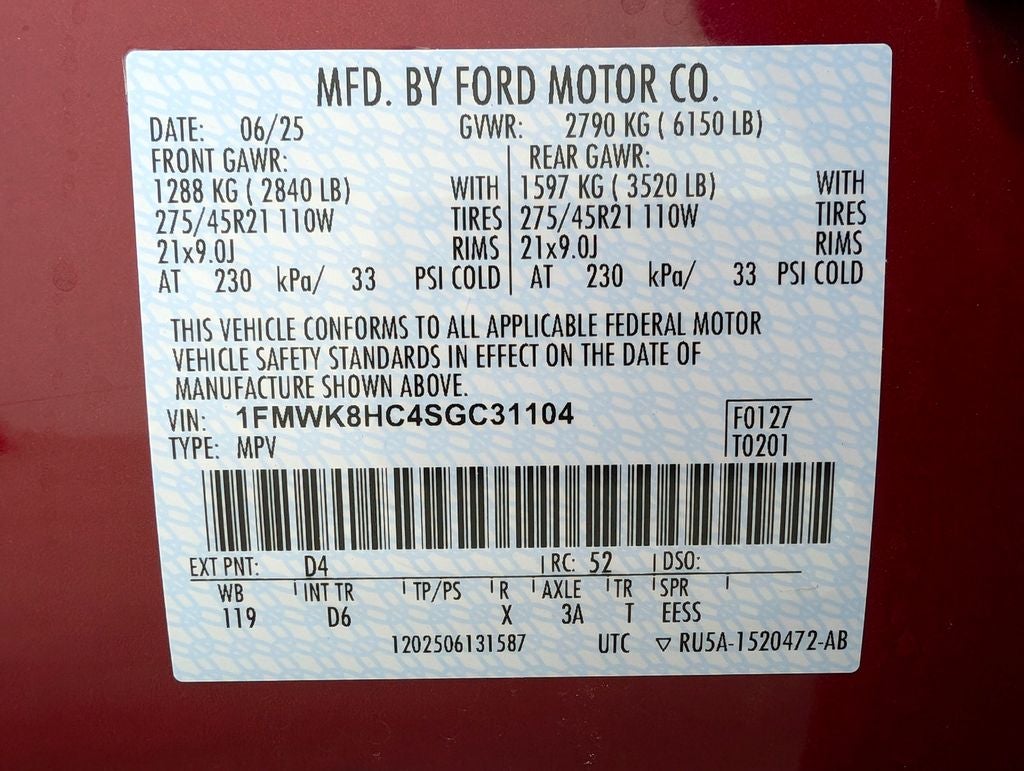 2025 Ford Explorer Platinum