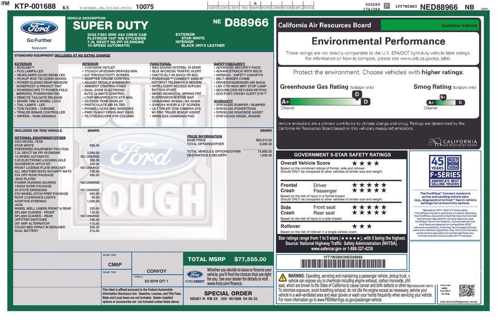 2022 Ford F-250SD Platinum