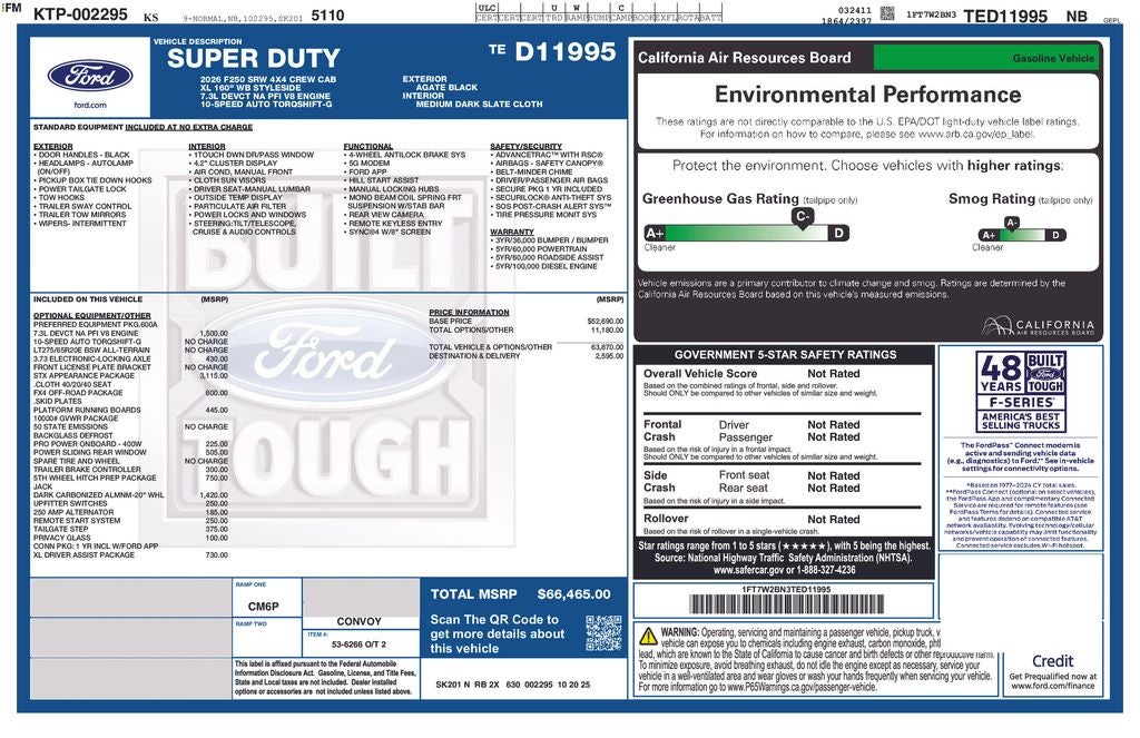 2026 Ford F-250SD XL