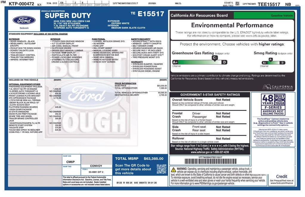 2026 Ford F-250SD XL