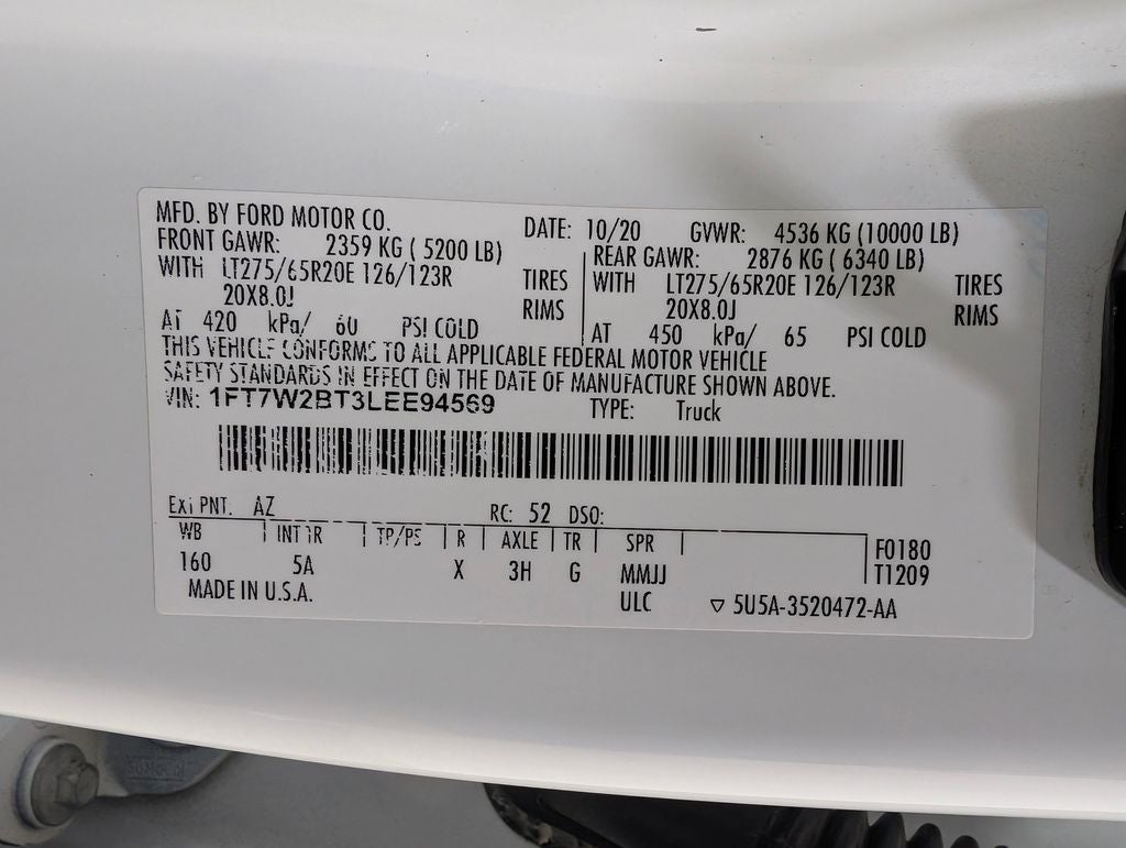 2020 Ford F-250SD Lariat