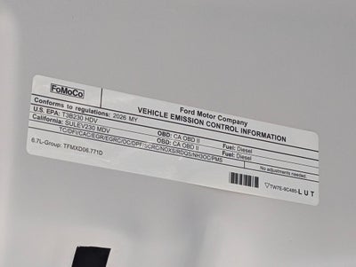 2026 Ford F-250SD Lariat Torque