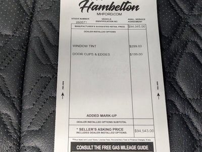 2026 Ford F-250SD Lariat Torque