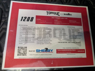 2026 Ford F-250SD Lariat Torque