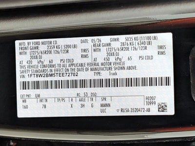 2026 Ford F-250SD Platinum