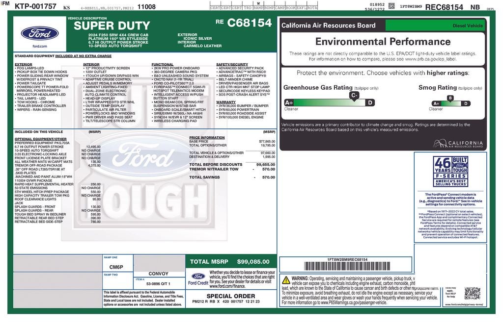 2024 Ford F-250SD Platinum