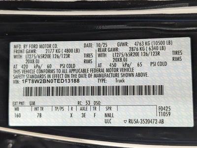 2026 Ford F-250SD Platinum