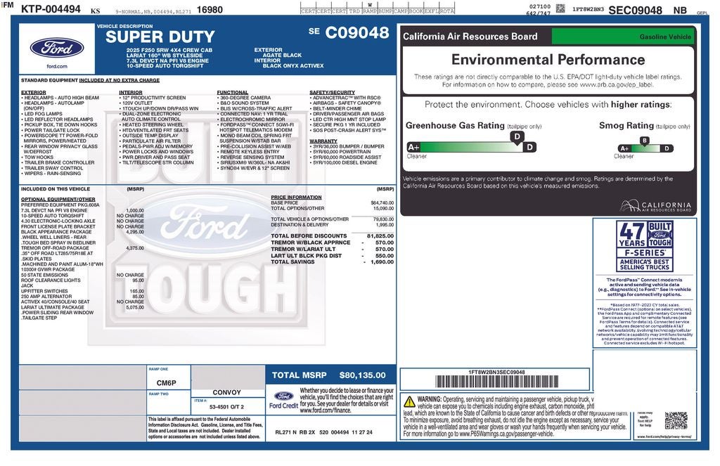 2025 Ford F-250SD Lariat