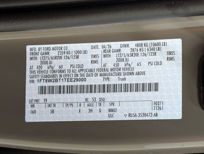 2026 Ford F-250SD Lariat
