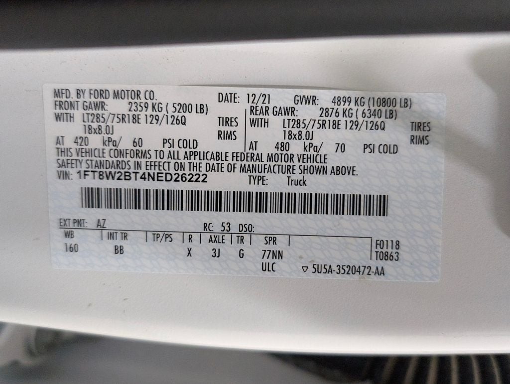 2022 Ford F-250SD Platinum