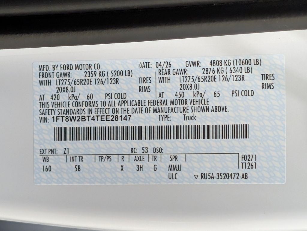 2026 Ford F-250SD Lariat