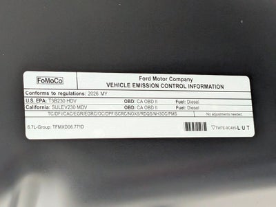 2026 Ford F-250SD Lariat