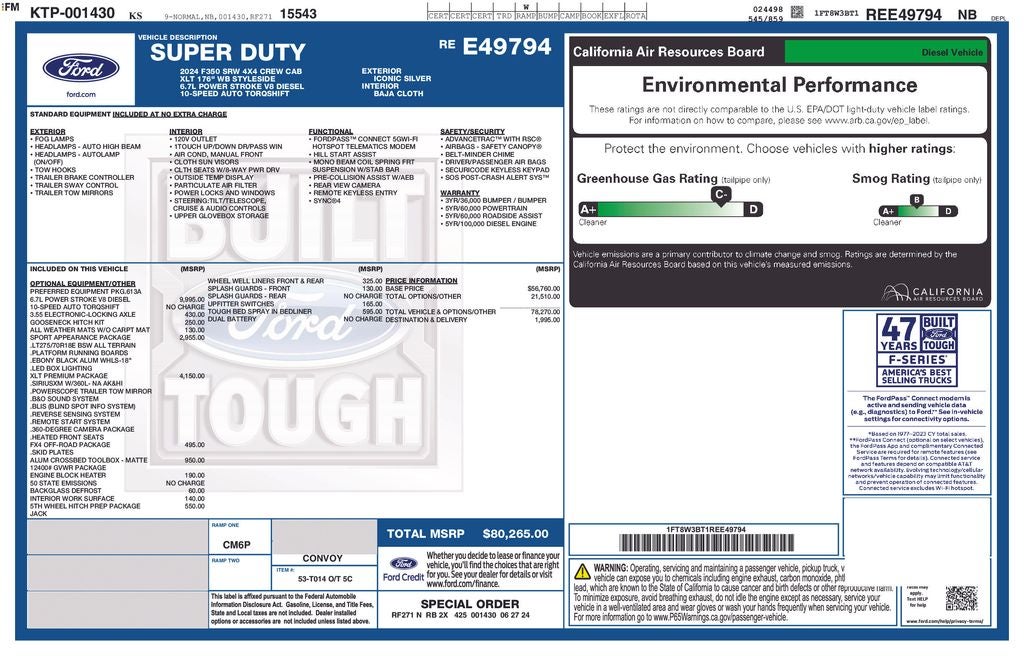2024 Ford F-350SD XLT
