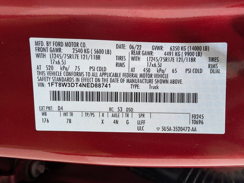 2022 Ford F-350SD Platinum DRW