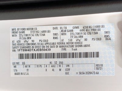 2018 Ford F-450SD Limited DRW