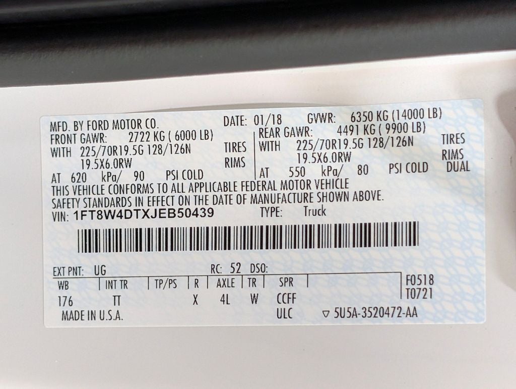 2018 Ford F-450SD Limited DRW