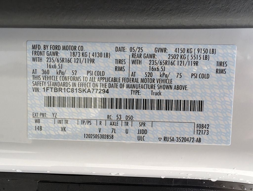 2025 Ford Transit-250 Base