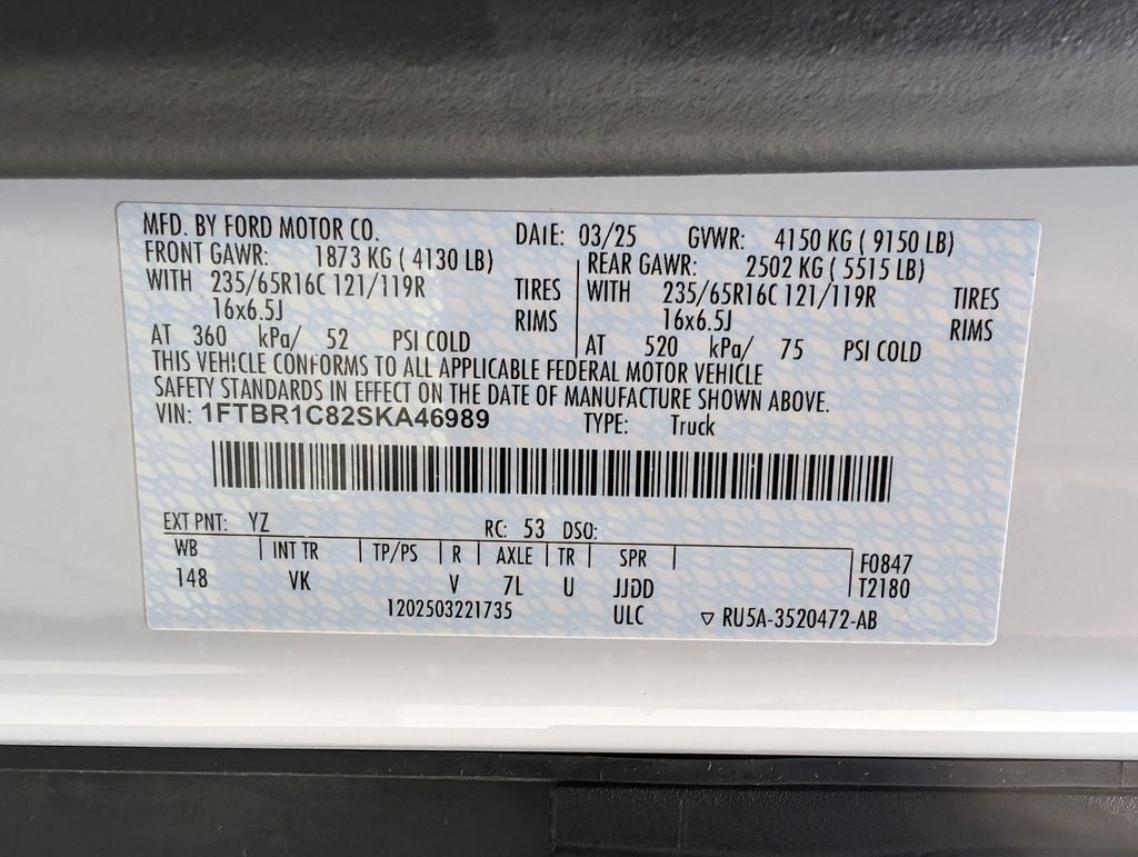 2025 Ford Transit-250 Base