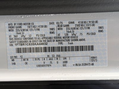 2025 Ford Transit-250 Base