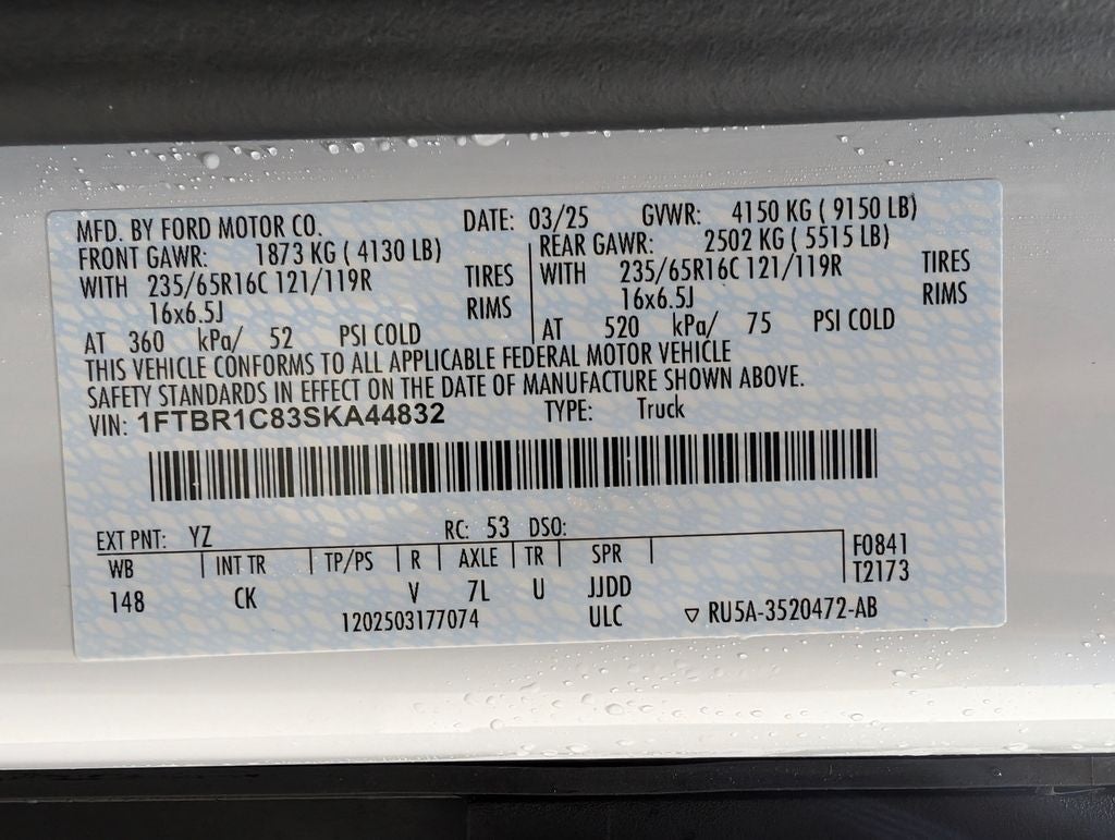 2025 Ford Transit-250 Base