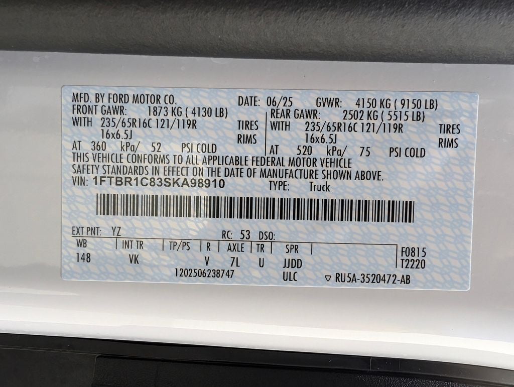 2025 Ford Transit-250 Base