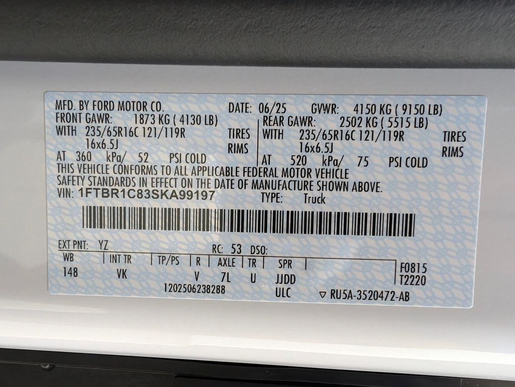 2025 Ford Transit-250 Base