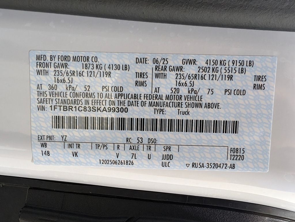 2025 Ford Transit-250 Base