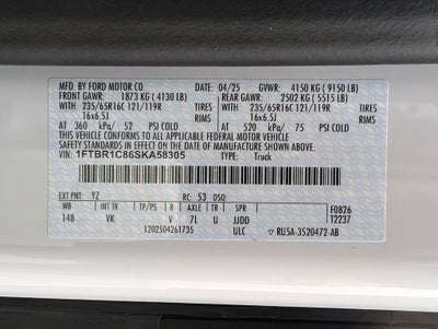 2025 Ford Transit-250 Base