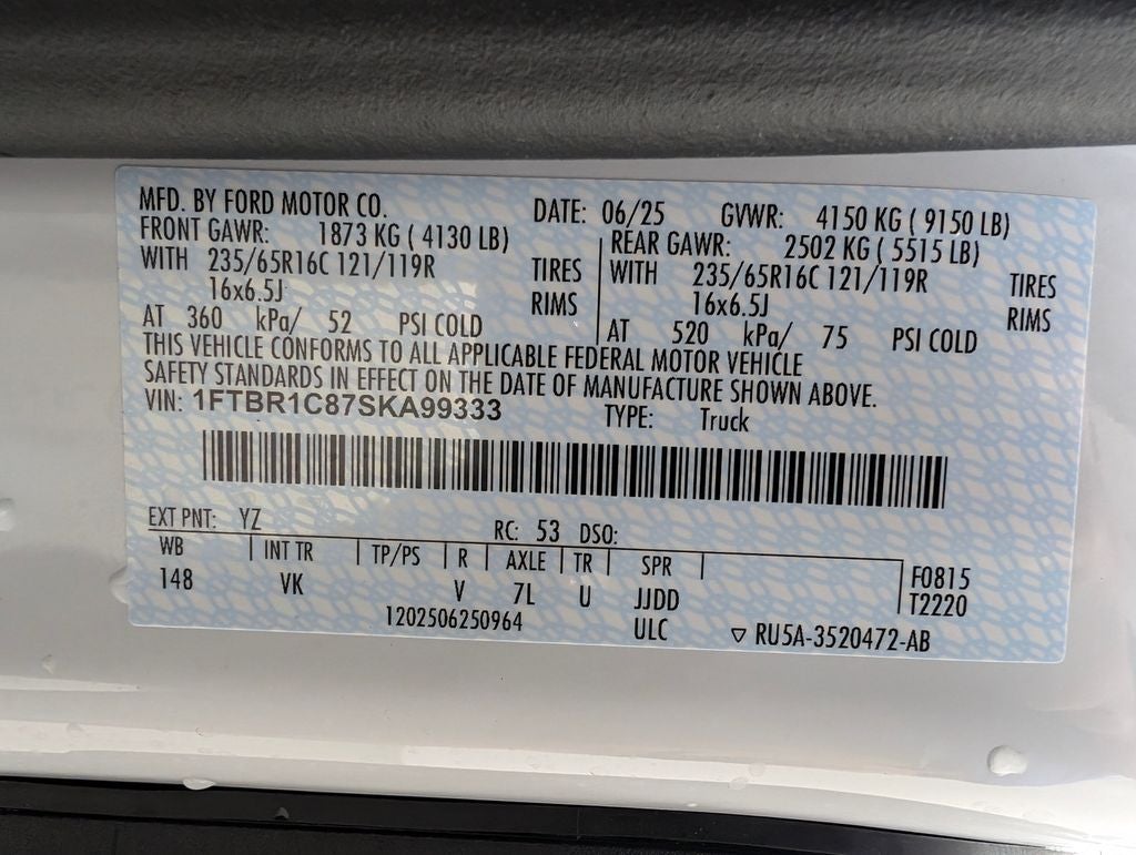 2025 Ford Transit-250 Base