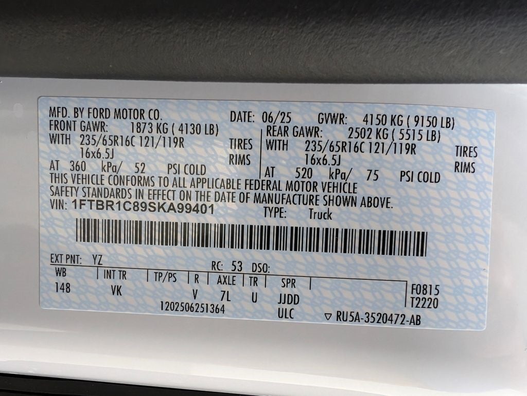 2025 Ford Transit-250 Base